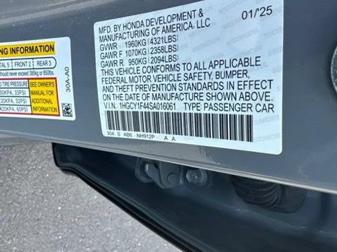 Used 2025 Honda Accord SE image 1