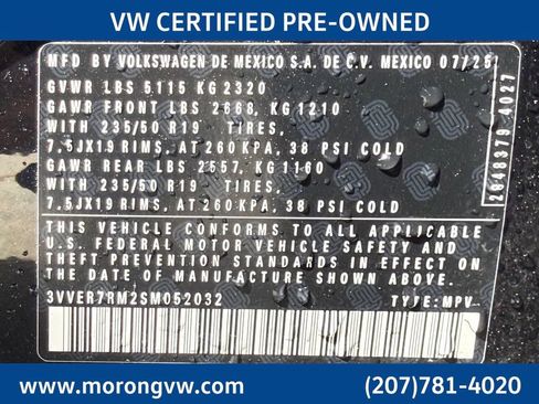 Certified 2025 Volkswagen Tiguan SE AWD/4WD image 47