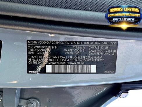 New 2026 Volvo XC90 B6 Plus w/ Protection Package Premier AWD/4WD image 22