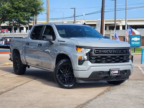 Used 2024 Chevrolet Silverado 1500 Custom w/ LPO, Dark Essentials Package RWD image 1