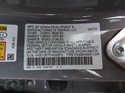 Certified 2023 Honda Accord Sport image 26