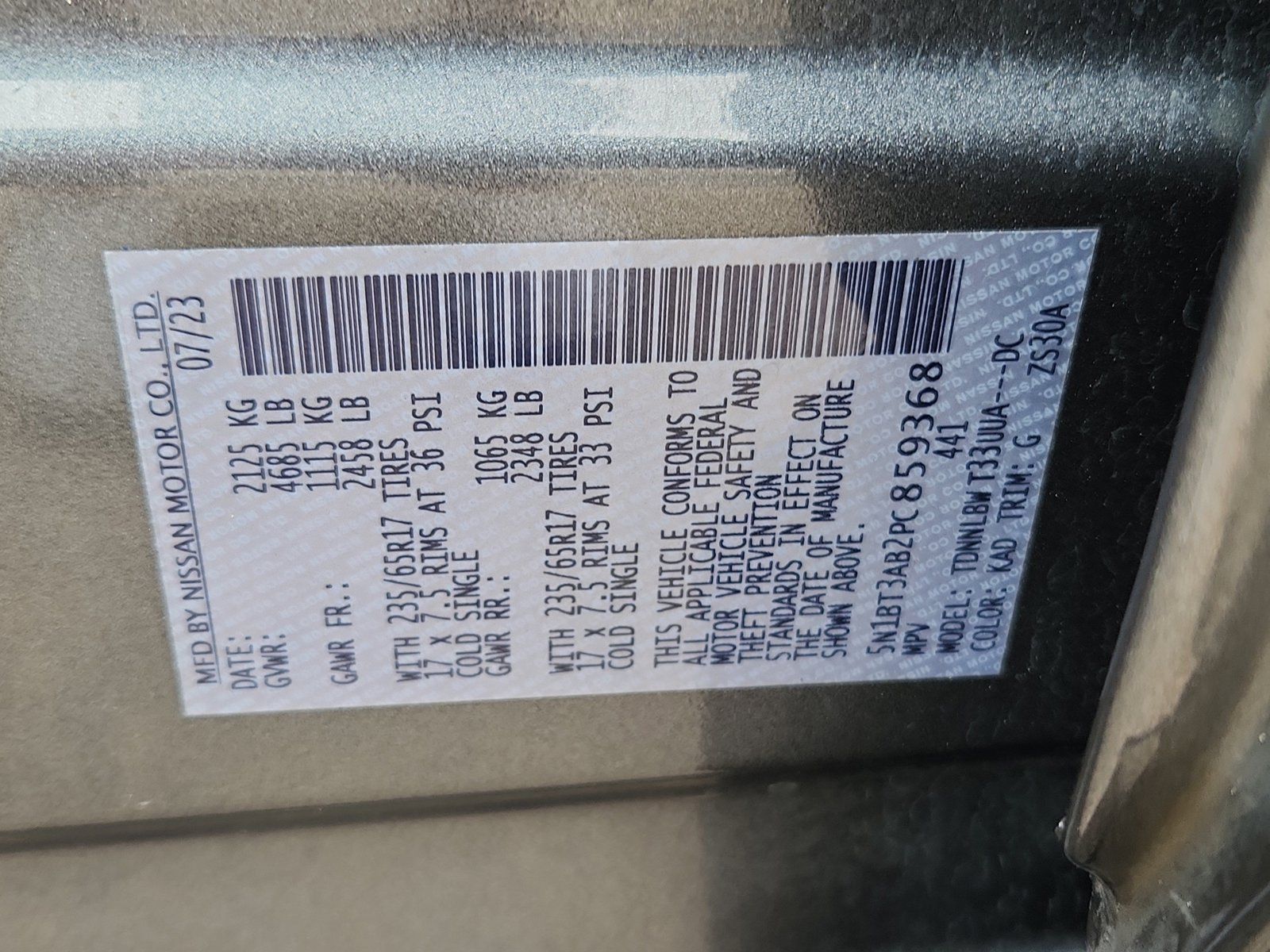 Used 2023 Nissan Rogue S AWD/4WD image 18