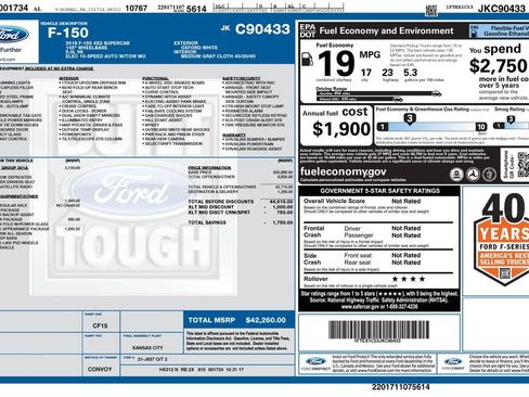 Used 2018 Ford F150 XLT w/ Equipment Group 301A Mid image 27