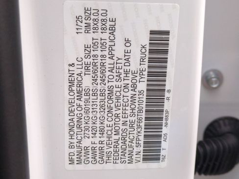 New 2026 Honda Ridgeline TrailSport image 19