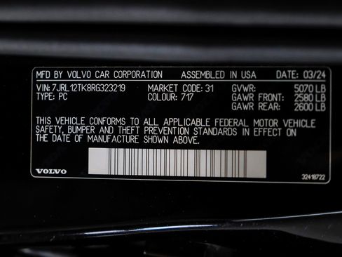 Used 2024 Volvo S60 B5 Core image 64