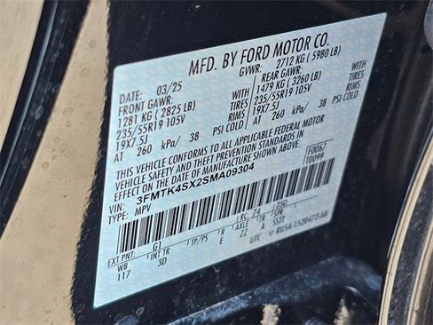 New 2025 Ford Mustang Mach-E GT w/ Interior Protection Package image 30