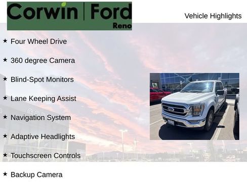Used 2022 Ford F150 XLT w/ Equipment Group 302A High AWD/4WD image 7