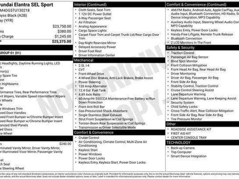 New 2026 Hyundai Elantra Sport FWD image 33