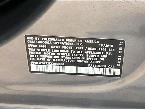 Used 2019 Volkswagen Passat 2.0T Wolfsburg image 31