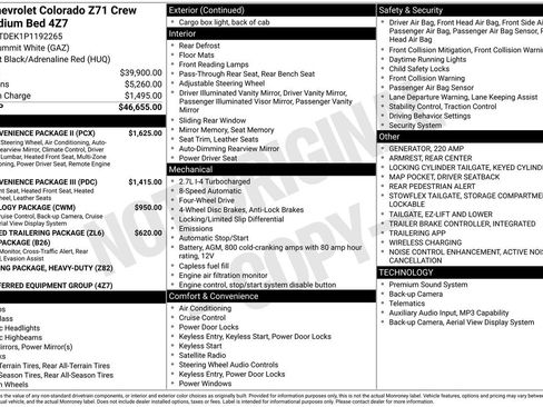 Used 2023 Chevrolet Colorado Z71 w/ Z71 Convenience Package 2 image 49