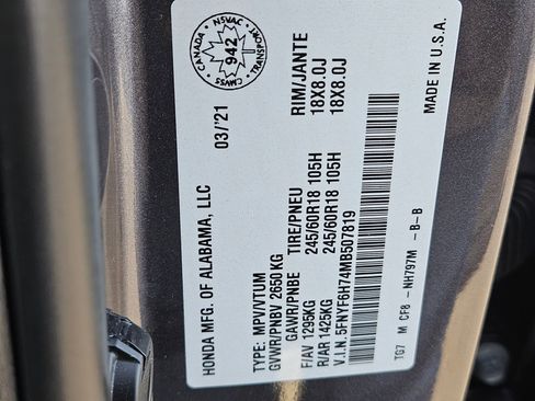 Used 2021 Honda Pilot Black Edition image 37