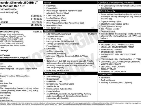 Used 2022 Chevrolet Silverado 2500 LT w/ Convenience Package AWD/4WD image 9