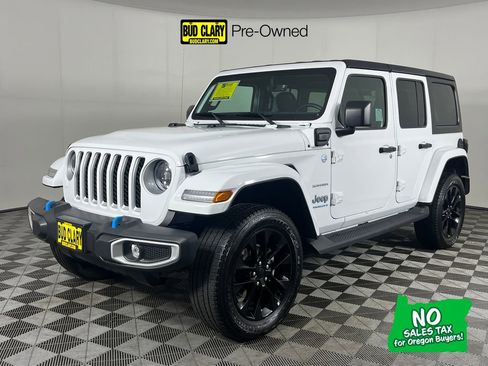 Used 2023 Jeep Wrangler Unlimited Sahara w/ Cold Weather Group image 1