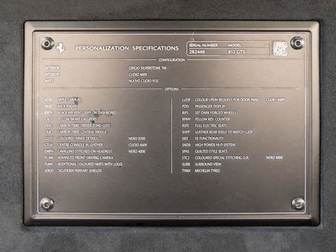 Used 2022 Ferrari 812 GTS RWD image 54