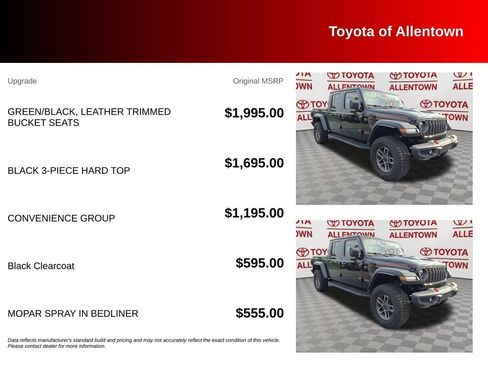 Used 2025 Jeep Gladiator Mojave w/ Convenience Group AWD/4WD image 5