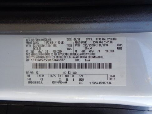 Used 2019 Ford Transit 350 148 Low Roof RWD image 22