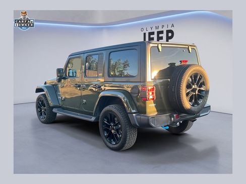 Certified 2022 Jeep Wrangler Unlimited Sahara 4xe w/ Cold Weather Group image 1