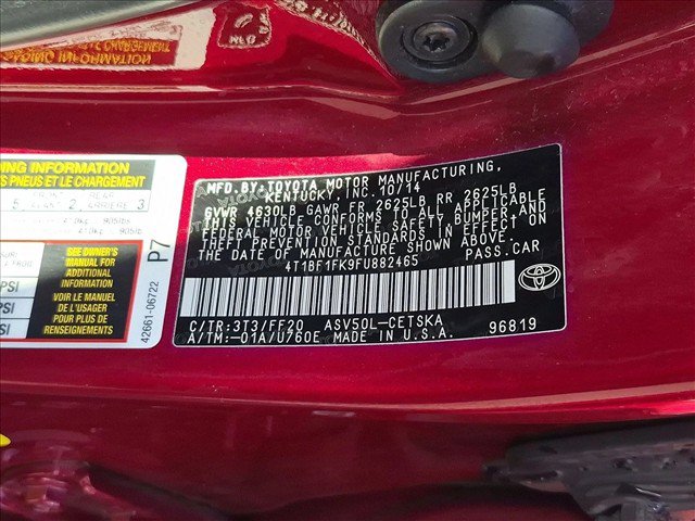 Used 2015 Toyota Camry SE w/ Moonroof Package FWD image 24
