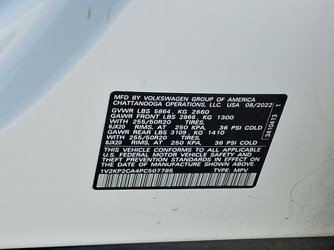 Certified 2023 Volkswagen Atlas SE w/ Panoramic Sunroof Package image 28