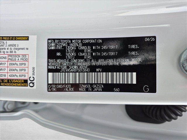 Certified 2026 Toyota 4Runner SR5 RWD image 24