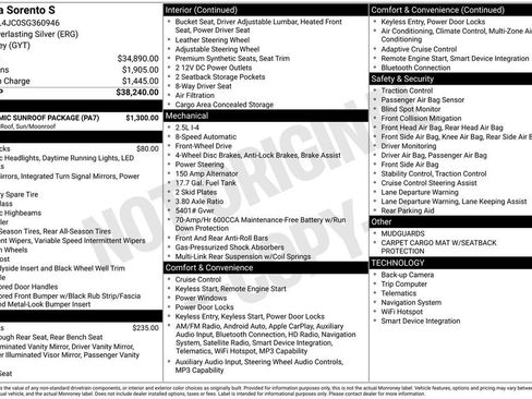 Used 2025 Kia Sorento S w/ Panoramic Sunroof Package image 15