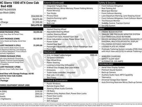 Used 2020 GMC Sierra 1500 AT4 w/ AT4 Premium Package AWD/4WD image 1