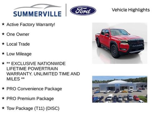 Used 2025 Nissan Frontier Pro-X w/ Pro Premium Package RWD image 2