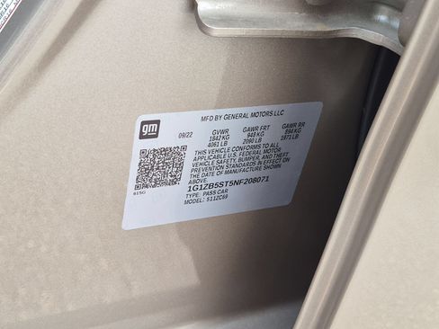 Certified 2022 Chevrolet Malibu LS FWD image 33