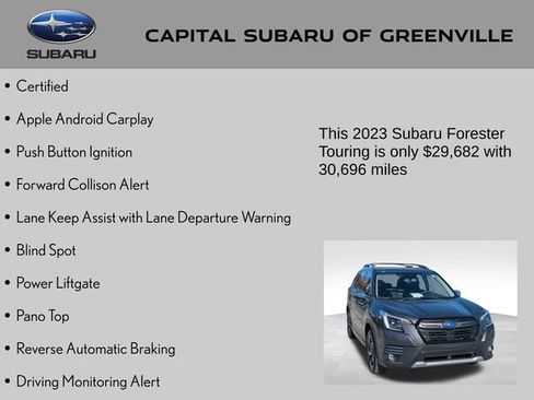 Certified 2023 Subaru Forester Touring image 9