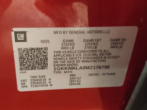 Used 2021 GMC Acadia SLE FWD image 33
