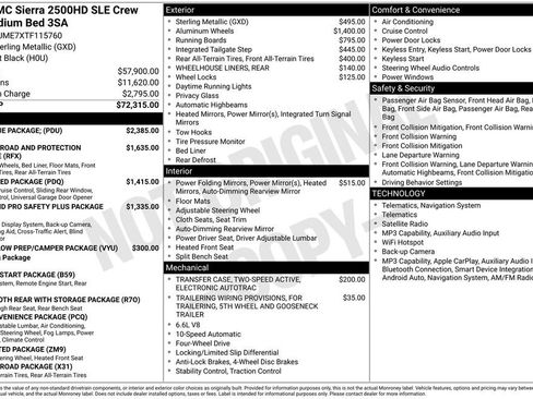 Used 2026 GMC Sierra 2500 SLE w/ SLE Value Package; AWD/4WD image 2