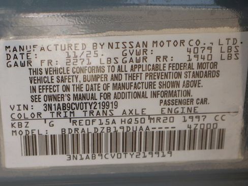 Used 2026 Nissan Sentra SV w/ Floor Mat Package FWD image 48