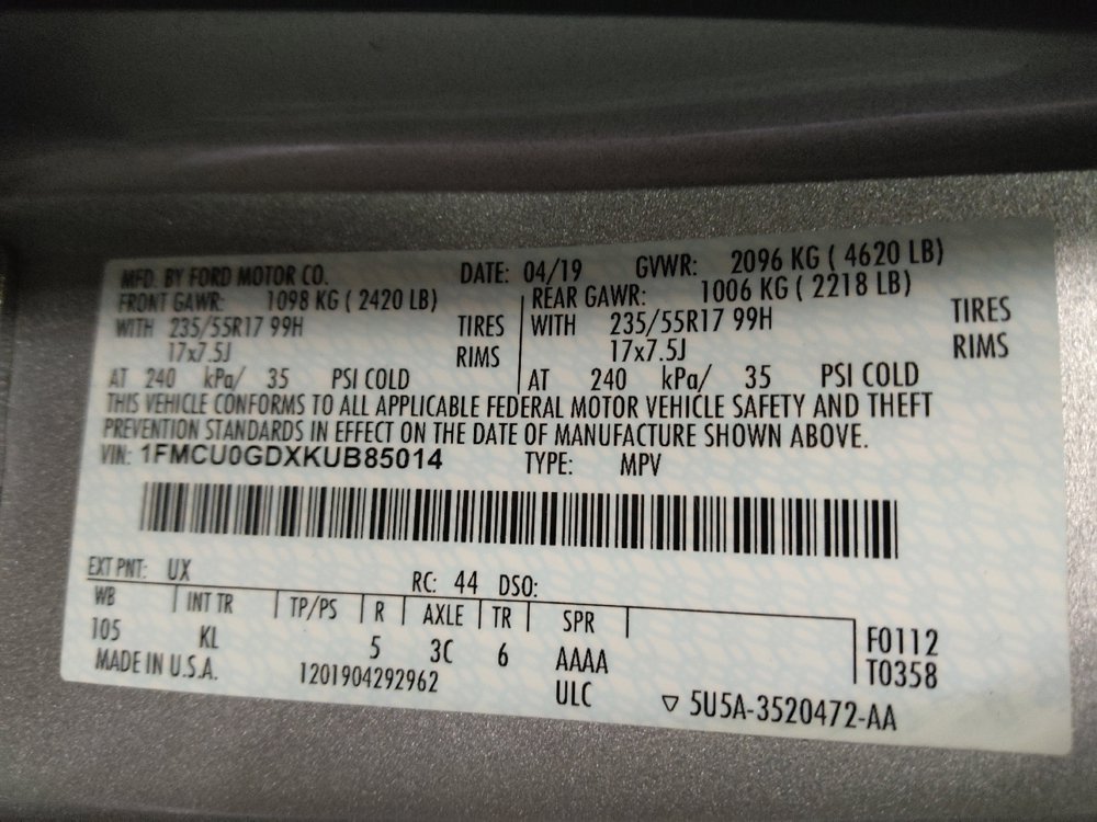 Used 2019 Ford Escape SE FWD image 33