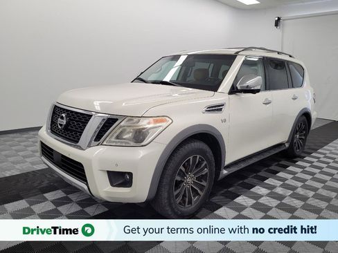 Used 2017 Nissan Armada Platinum w/ Captain Seat Package RWD image 1