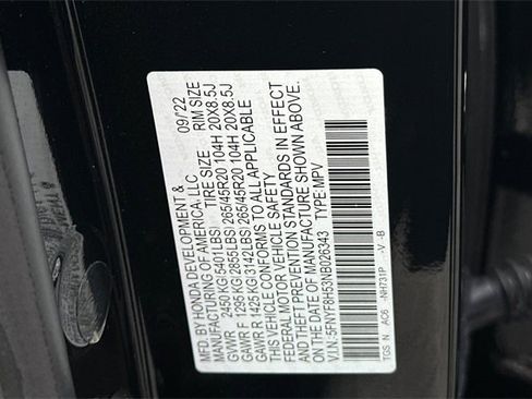 Certified 2022 Honda Passport EX-L image 31