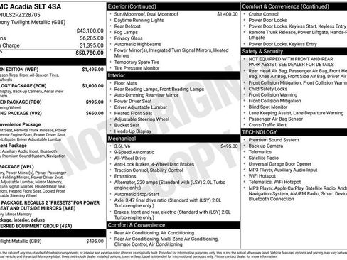 Certified 2023 GMC Acadia SLT w/ Elevation Edition AWD/4WD image 23
