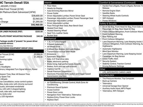 Used 2023 GMC Terrain Denali w/ LPO, Floor Liner Package image 42