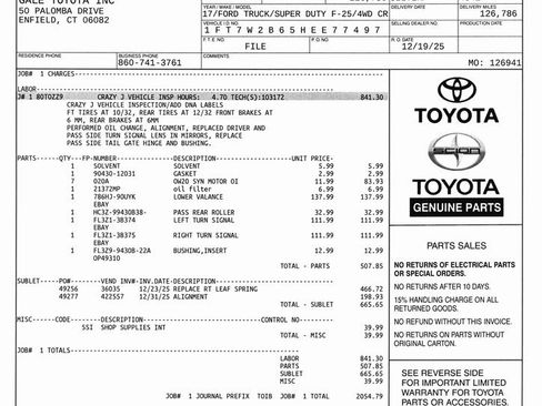 Used 2017 Ford F250 Lariat w/ Lariat Value Package image 10