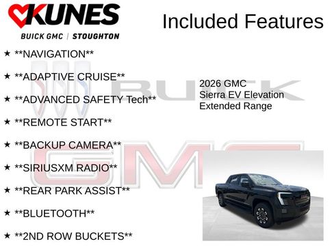New 2026 GMC Sierra EV Elevation image 2