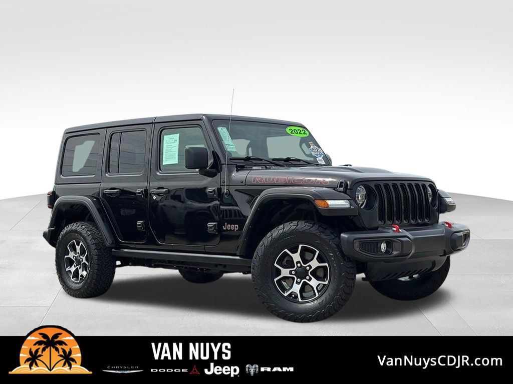 Used 2022 Jeep Wrangler Unlimited Rubicon AWD/4WD image 1