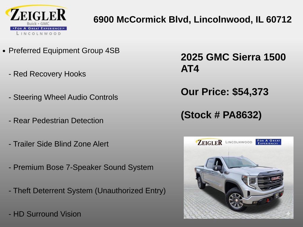 Used 2025 GMC Sierra 1500 AT4 AWD/4WD image 36