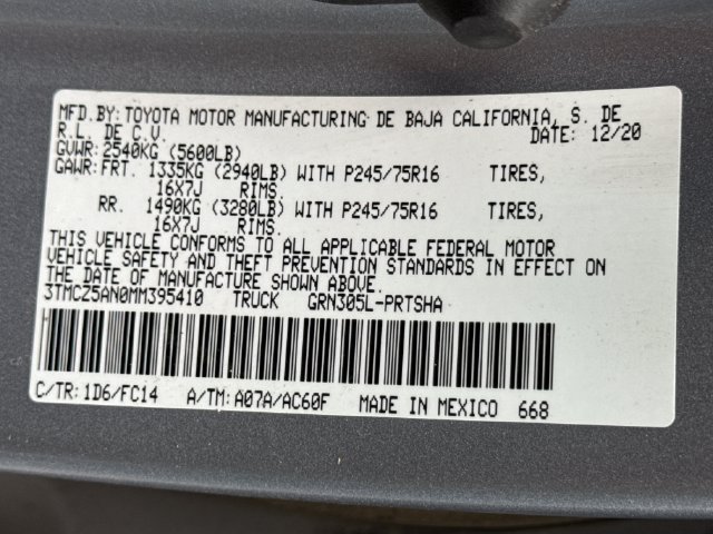 Used 2021 Toyota Tacoma SR5 AWD/4WD image 28