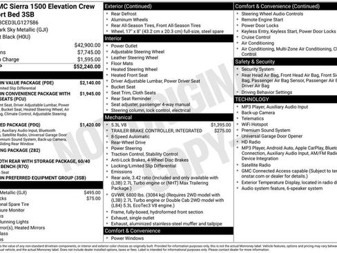 Used 2020 GMC Sierra 1500 Elevation w/ Elevation Value Package RWD image 12