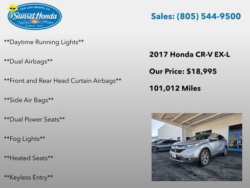 Used 2017 Honda CR-V EX-L image 7