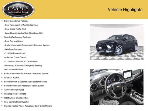 Certified 2023 Chevrolet Blazer LT w/ Sound & Technology Package FWD image 8