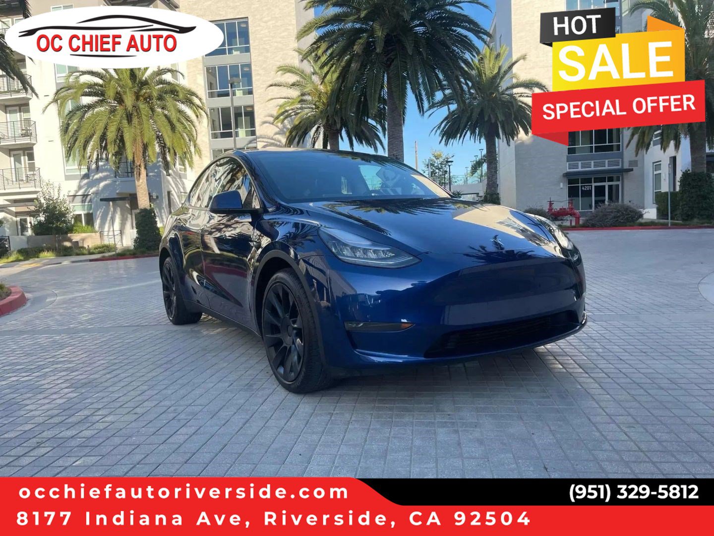 Used 2022 Tesla Model Y Long Range AWD/4WD image 1