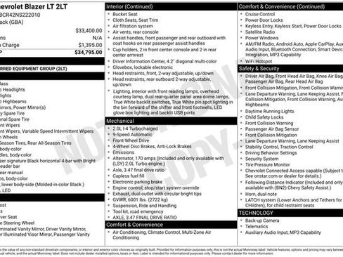 Used 2022 Chevrolet Blazer LT FWD image 23