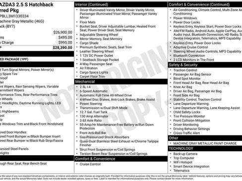 Used 2021 MAZDA MAZDA3 s image 10