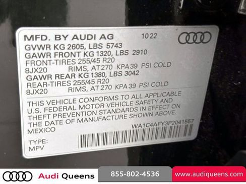 Certified 2023 Audi SQ5 Prestige w/ Prestige Package AWD/4WD image 38