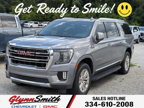 Used 2022 GMC Yukon XL SLT w/ SLT Premium Package RWD image 1
